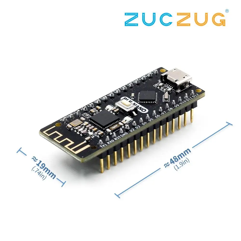Crazy Sale TCT BLE-Nano for Arduino Nano V3.0 Mirco USB Board Integrate CC2540 BLE Wireless Module ATmega328P Micro-Controller Board 