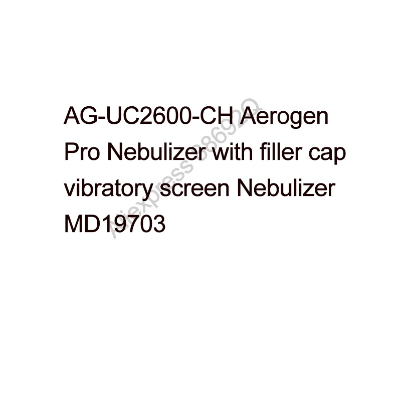 Original&ampNew AG-UC2600-CH Aerogen Pro Nebulizer with filler cap vibratory screen |
