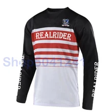 Эндуро футболка "Велоспорт" Горный горный велосипед с длинным рукавом Одежда для гонок DH MTB внедорожный Мотокросс BMX майки оптом
