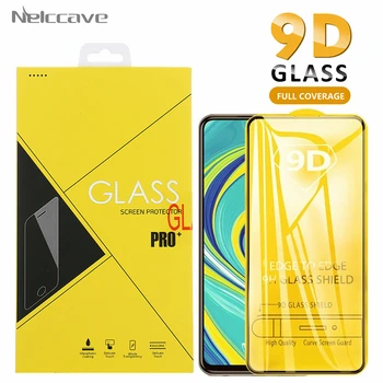 

500 Pieces Full Coverage 9D Tempered Glass For Xiaomi Redmi K30 Pro K20 8 8A 7 7A S2 Go Screen Protector Film With Yellow Box