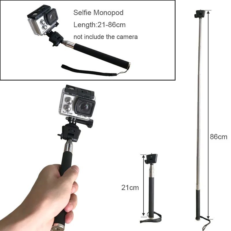Набор аксессуаров для Go pro hero 7 6 5 4 Session сумка хранения чехол с креплением Xiaomi Yi 4K