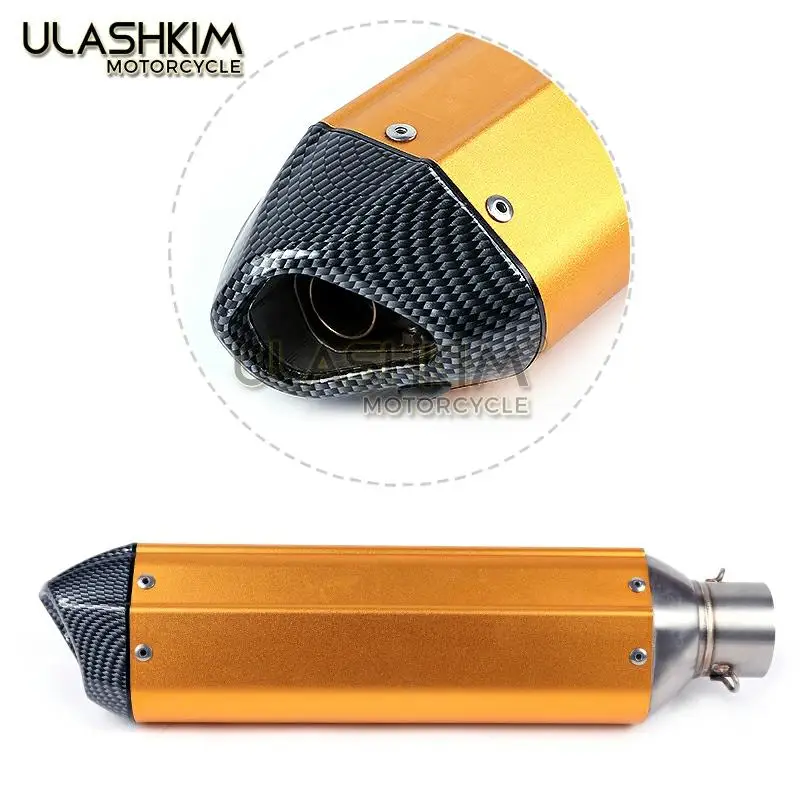 Универсальный 36-51 мм мотоцикл модифицированный скутер глушитель Escape Silp On Dirt Bike Pipe 150cc 250cc 300cc 450cc 500cc