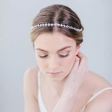 JK755 новейшая Свадебная расческа для длинных волос с серебряными кристаллами Женские ювелирные аксессуары для волос