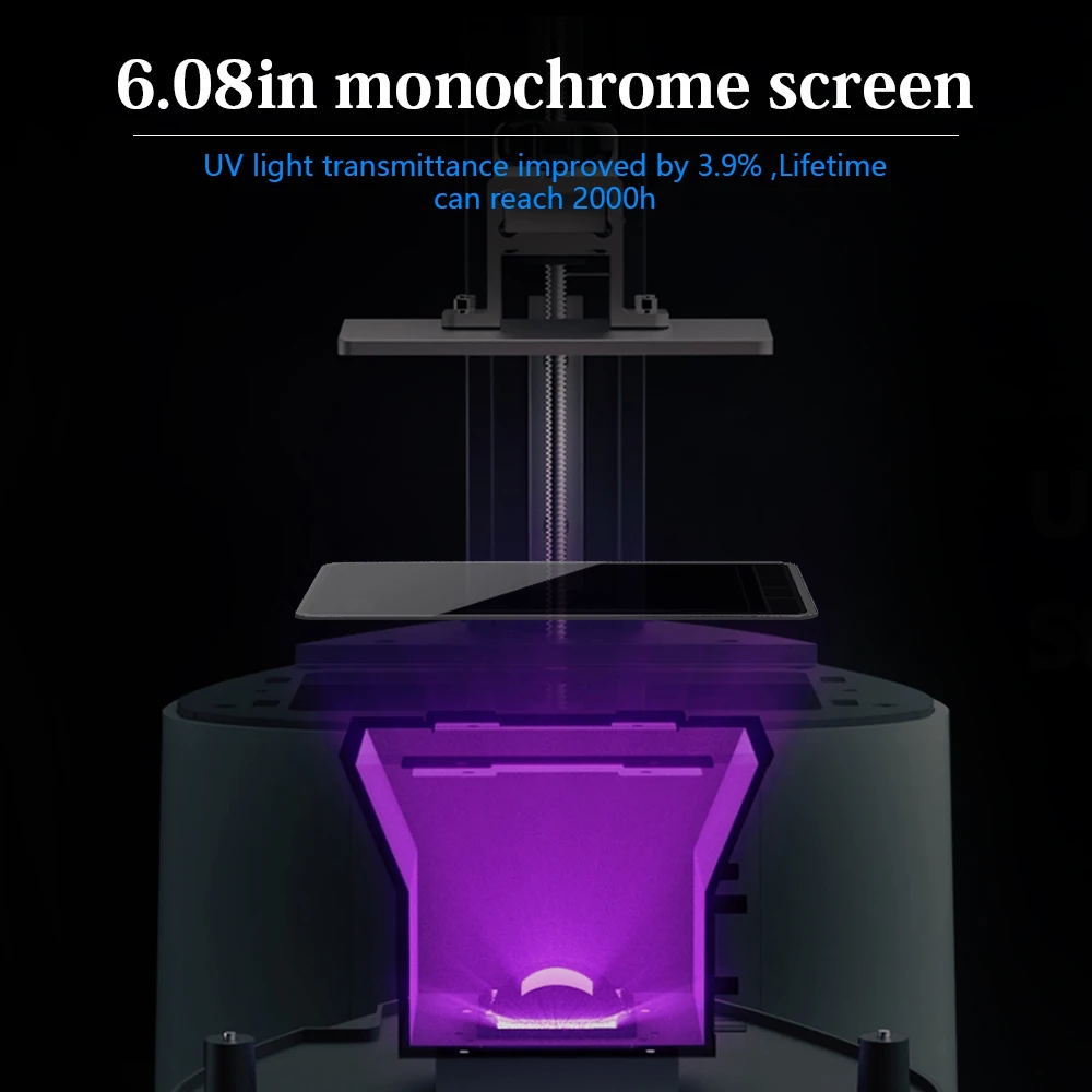 NOVA3D Bene4 Монохромный экран металлический 3d принтер Супер качество быстрая печать