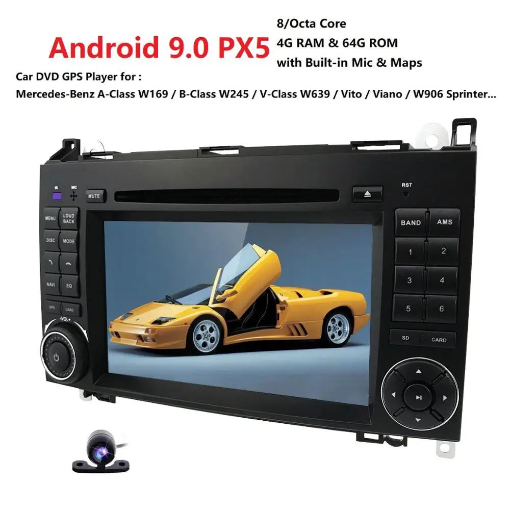 Perfect 4GRAM OctaCore 1024*600 2 din Car DVD Android 9.0 PX5 GPS for Mercedes/benz B200 A160 Viano Vito GPS NAVI RADIO BT built-in wifi 0 Perfect 4GRAM OctaCore 1024*600 2 din Car DVD Android 9.0 PX5 GPS for Mercedes/benz B200 A160 Viano Vito GPS NAVI RADIO BT built-in wifi 0