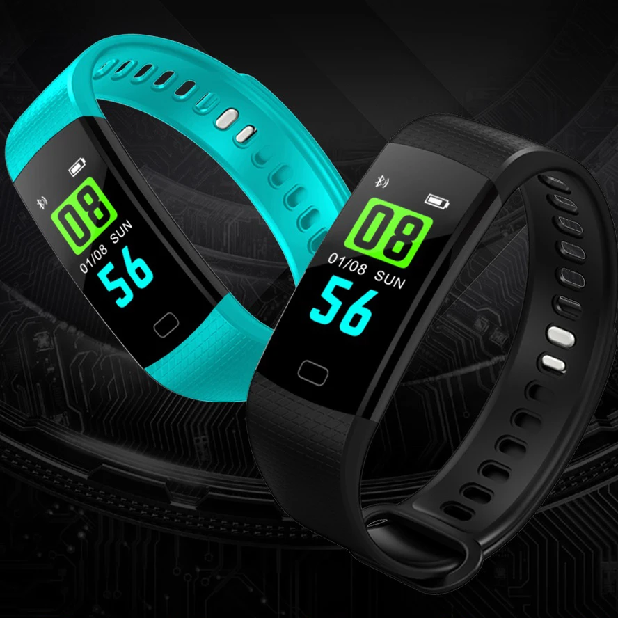 

Bluetooth Smart Wristband Y5C Pedometer Smart Watch Women Men band Heart Rate Blood Pressure Monitor Fitness Tracker Bracelet