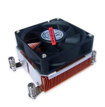 Квадратный медный радиатор 2u LGA2011 для Intel Xeon E5-1600 E5-2600 ЦП | Электроника