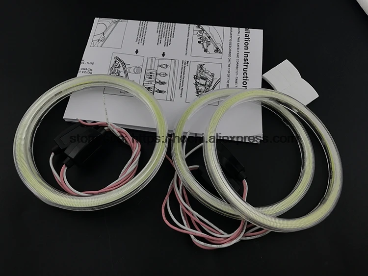 Высокое качество COB Led Light Белый Halo Cob Led angel eyes кольцо без ошибок для Volkswagen Touareg 2003 2004 2005 2006