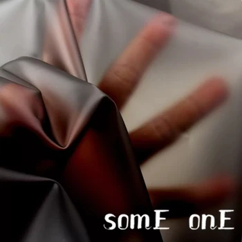 

50x120cm Import PVC Black Transparent TPU Fabric Waterproof DIY See-through Clothes Raincoat Crystal Bag Wrapped Designer Fabric