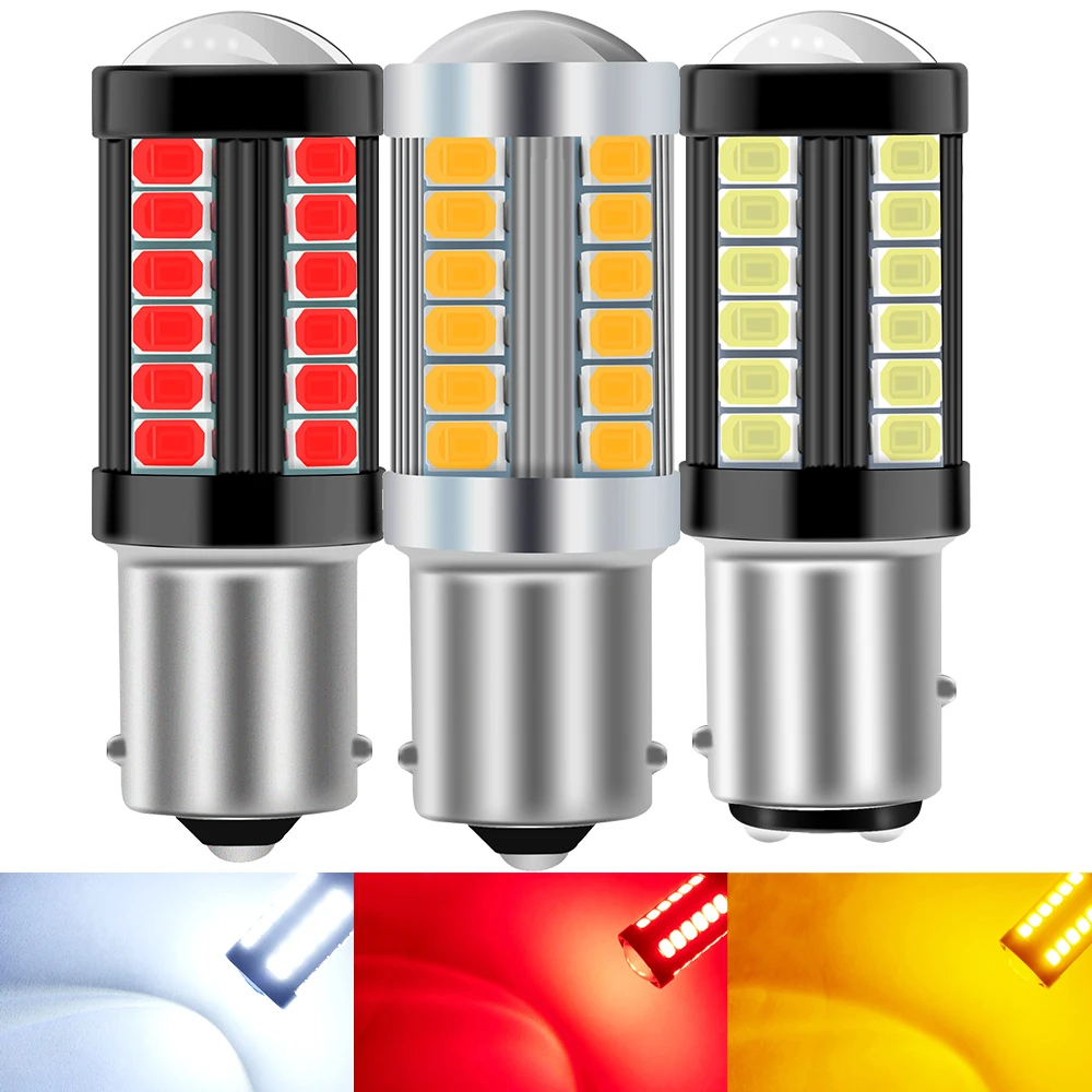 OUSHI 1156 BA15S P21W Lampadine LED, Canbus Rosso 2600Lm, Lampadina - Foto 8