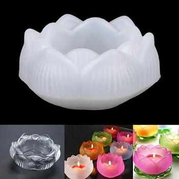 

Lotus Storage Box Ashtray Silicone Mold DIY Transparent UV Resin Epoxy Mold
