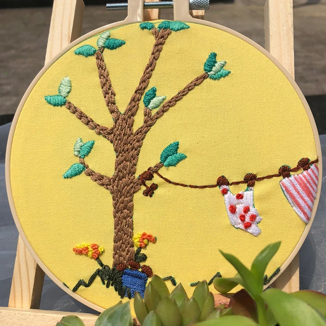 2023 Christmas DIY Embroidery Kit Elk Tree Santa Claus Cross Stitch Starter  Set Needlework Sewing Art Craft Dropshipping