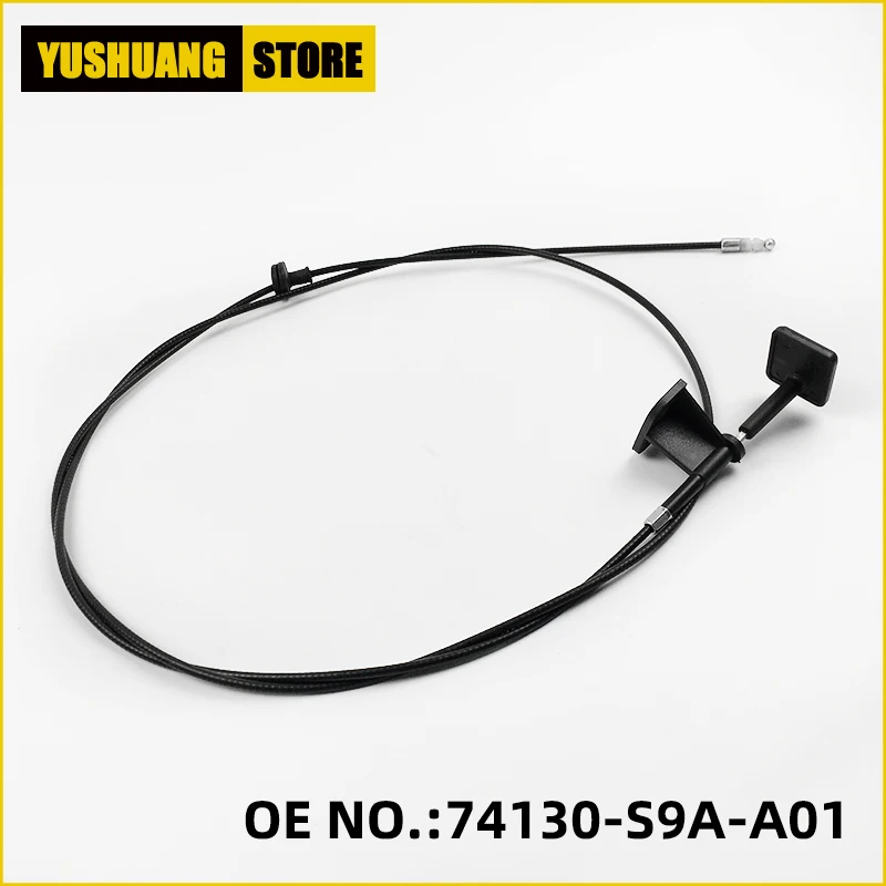 Hood Latch Release Pull Cable With Handle For Honda CR-V 2002-2006 - Replace OE 74130-S9A-A01ZA