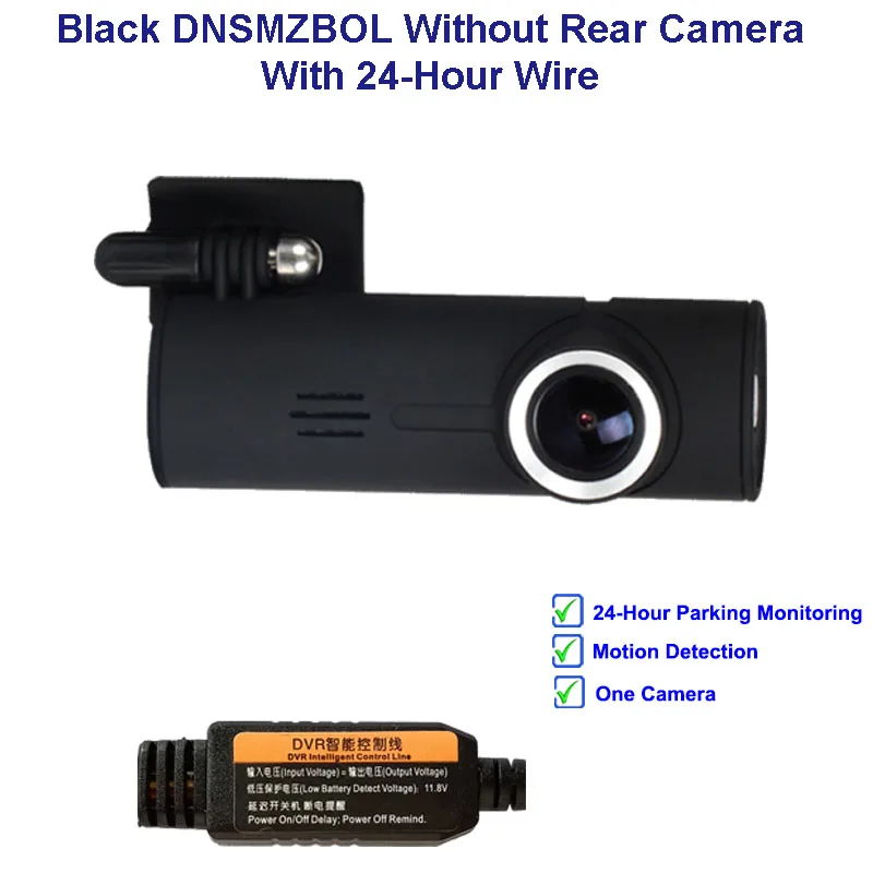 Black One Cam Line Jabriel 1080P Автомобильный видеорегистратор 24 часа видео рекордер камера заднего вида для nissan qashqai j11 j10 juke x trail t32 mazda 3 6 CX-5 cx5 - Название цвета: Black One Cam Line