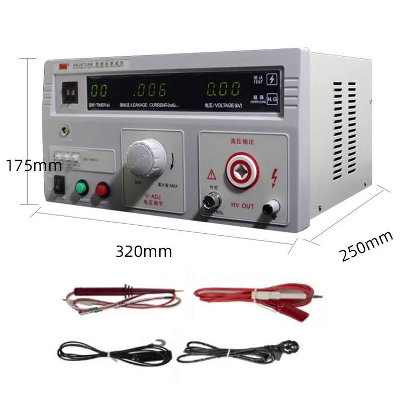 

Высоковольтный тестер выдерживает тестер напряжения AC DC измеритель напряжения 5KV (220V AC) трансформатор ёмкости 200VA 500VA 1000VA