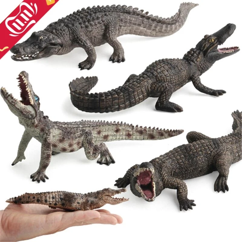 

Original Genuine Wild Savage Reptiles Crocodile Action Figures Ocean Animals Collection & Educational Toys For Kids
