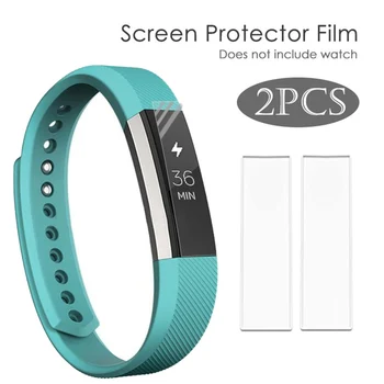 

2X Full Cover Clear Screen Protector Film for Fitbit Alta HR Bracelet Ultra Thin HD High Definition TPU Material Protective Film
