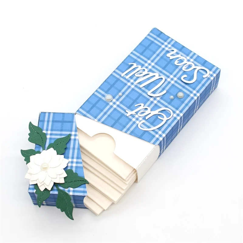 Ksccraft коробка из папиросной бумаги, металлические режущие штампы для скрапбукинга/изготовления открыток/украшения для детей