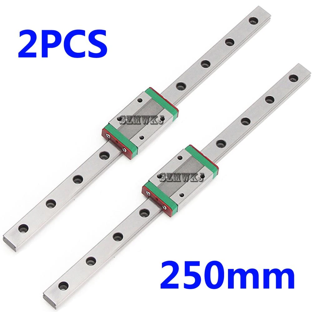MGN12H Miniature Linear Guide Rail Slider Mini Motion Steel Sliding Block