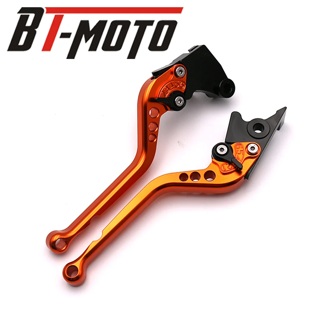 B long orange Аксессуары для мотоциклов Руль с ЧПУ тормоза сцепления рычаги для KAWASAKI z1000 2007 2008 2009 2010 2011 2012 2013 - Цвет: B long orange