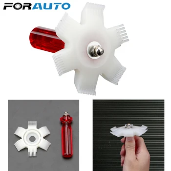 

Radiator comb Car cleaning tools Air-conditioning Radiator Cleaner auto detailing brush Evaporator Condenser Rake car wash