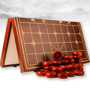 Traditional Chinese Chess Board Wood Set Games for Teenagers Chinese Chess Table Game Board Games for Adults Chess Games BG50CC peter h clarke mikhail tal s best games of chess