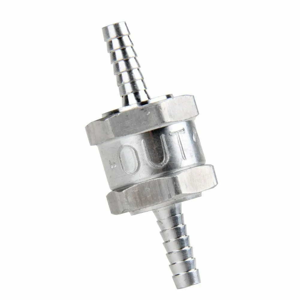 6mm Fuel Non Return Check Valve 1/4 Inch 1PC Aluminium Low Pressure