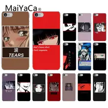 MaiYaCa Sad японский аниме эстетический чехол мягкий чехол для телефона iPhone 5 5Sx 6 7 7plus 8 8Plus X XS MAX XR Fundas Capa