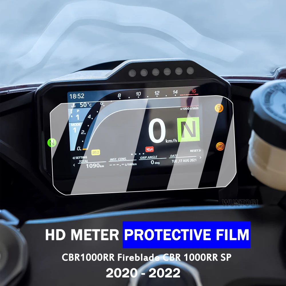 

New Motorcycle CBR1000RR Scratch Cluster Screen Dashboard Protection Instrument Film For HONDA Fireblade CBR 1000RR SP 20 - 22