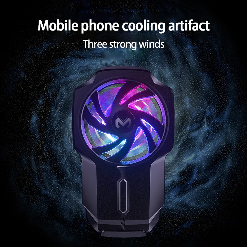 New FL05 Mobile Phone Cooling Fan Radiator Turbo Hurricane Game Cooler Cool Heat Sink For IPhone/Samsung/Xiaomi With battery |