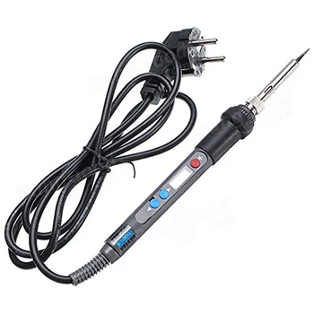 

EU Plug PX-988 90W Backlight LCD Digital Thermostat Adjustable Lead-free Electric Soldering Iron ESD Mini Soldering Station