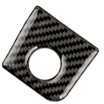 

Carbon Fiber Glove Box Button Decoration Cover Trim Sticker for Ford Mustang 2015 2016 2017 Auto Accessories