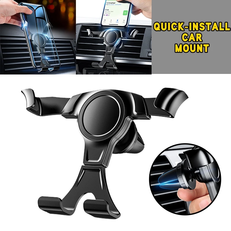 

pcmos Universal Car Bracket Gravity Car Bracket Phone Holder Air Vent Mount For Smart Phone Mounts Holder Interior Accessories