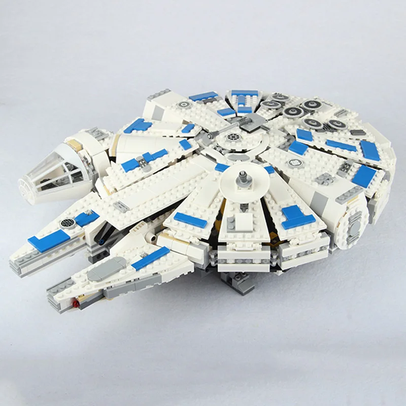 

Star Wars Han Solo Kessel Run Millennium YT-1300 Spacecraft Rebel Allia The Force Awakens Movie Star Wars Set Block Toy Starwars