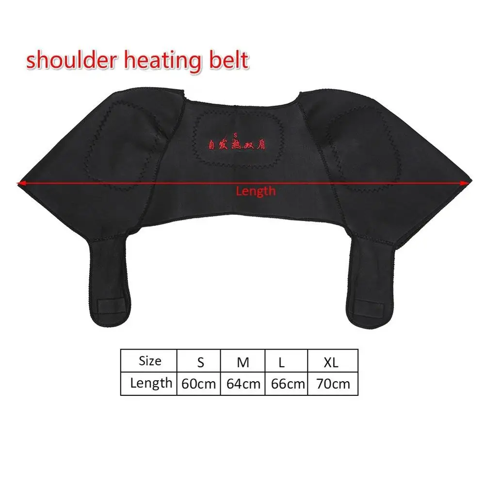 Unisex Heat Therapy Pad Belt Shoulder Protector Support Body Muscle Pain Relief Accessory