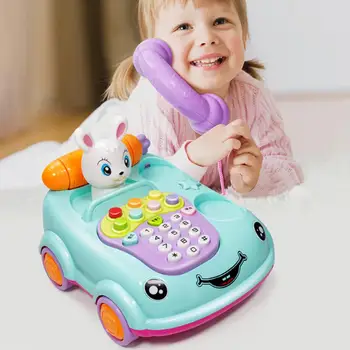 

Baby Kids Telephone Toy Simulation Toy With Light Music Great Gift For Toddlers Children Early Education