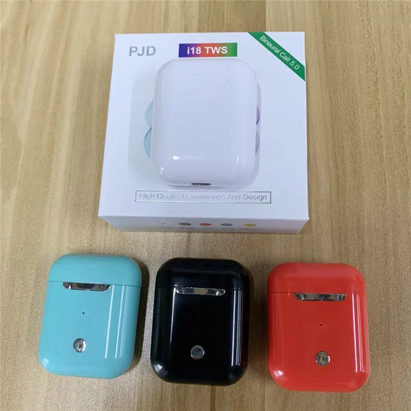 R$53.36 10% de desconto|Original i18 tws bluetooth fones de ouvido portátil mini 3d estéreo alta fidelidade esporte controle toque emparelhamento automático para iphone-in Fones de ouvido from Eletrônicos on AliExpress 