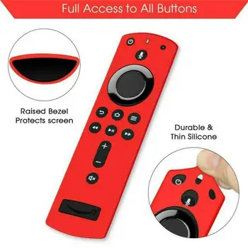 

1PC Remote Control Cover Protective Case Silicone Shockproof Durable Anti Accessories TV Stick For Fire Slip 4K O8U0