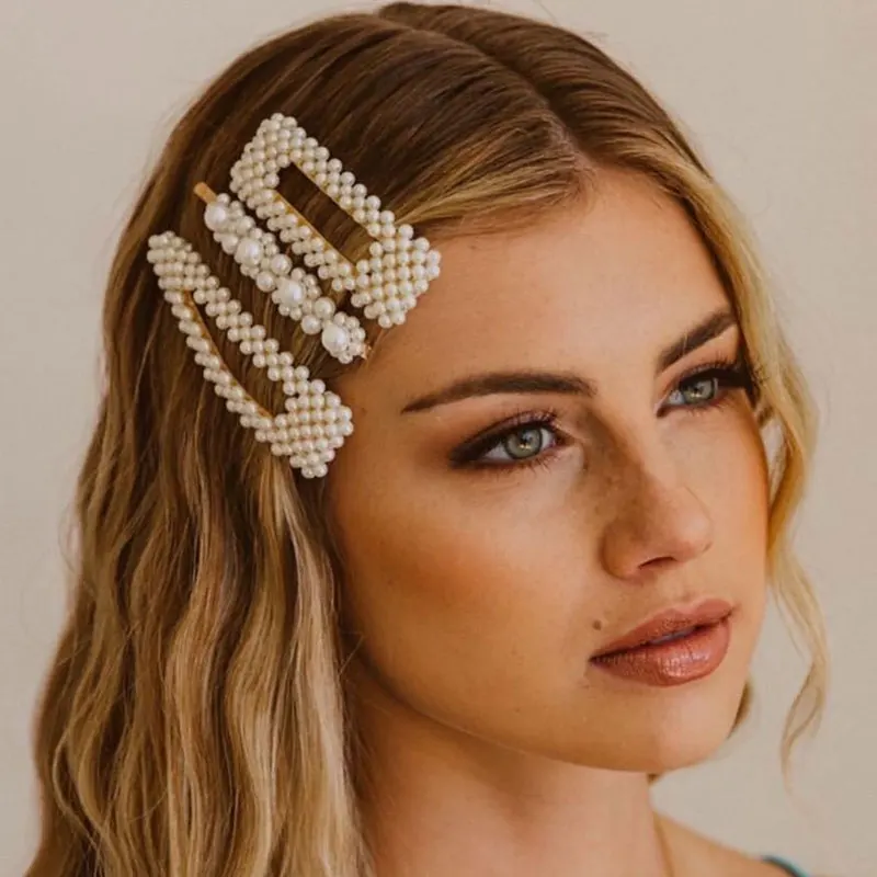 Pearl Hairpins Women Hair Accessories 5 PCS