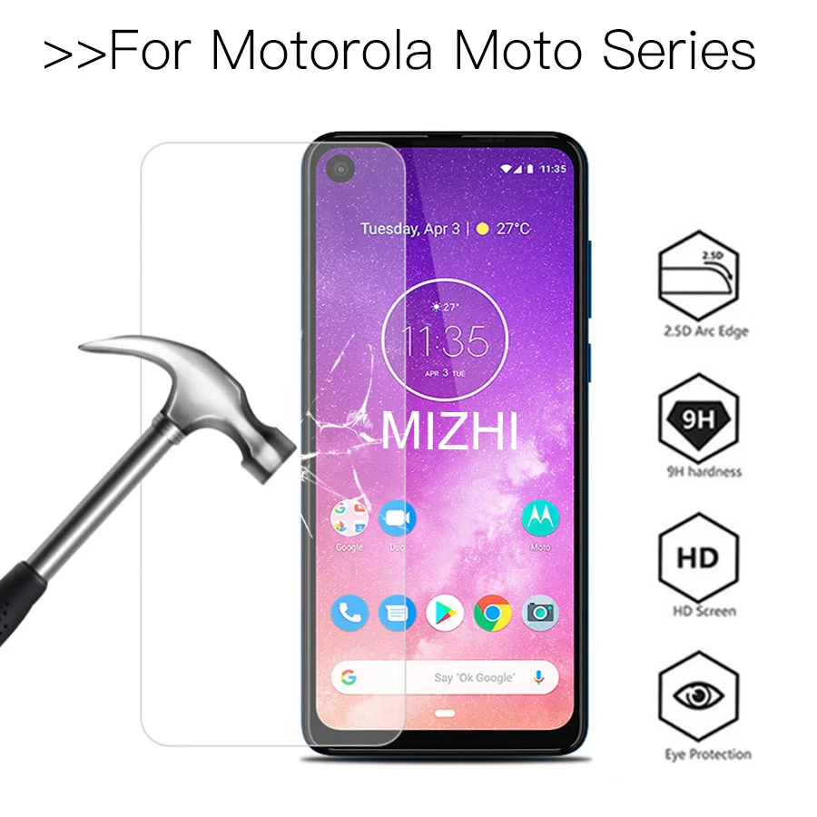 

tempered glass for moto one vision protective glass for Motorola moto one vision x4 g5s plus screen protector film x 4 2.5D glas
