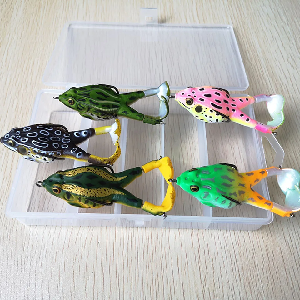 WALK-FISH-9cm-13-7g-Silicone-Wobblers-Frog-Fishing-Lures-Softbait-Double-Propeller-Jigging-Frog-Lure (3)