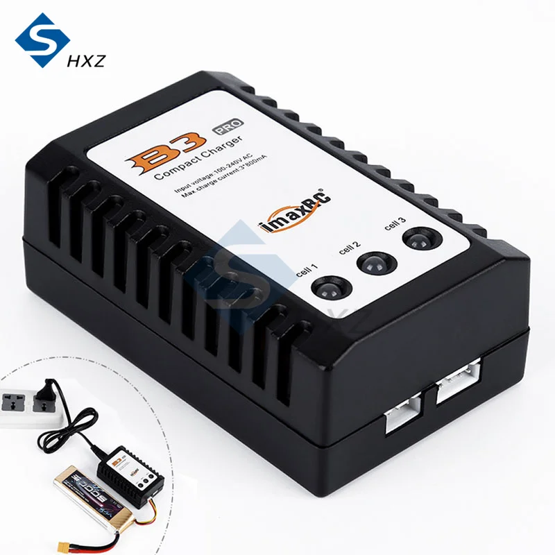Сбалансированное зарядное устройство iMaxRC iMax B3 Pro Compact 2S 3S Lipo для радиоуправляемых
