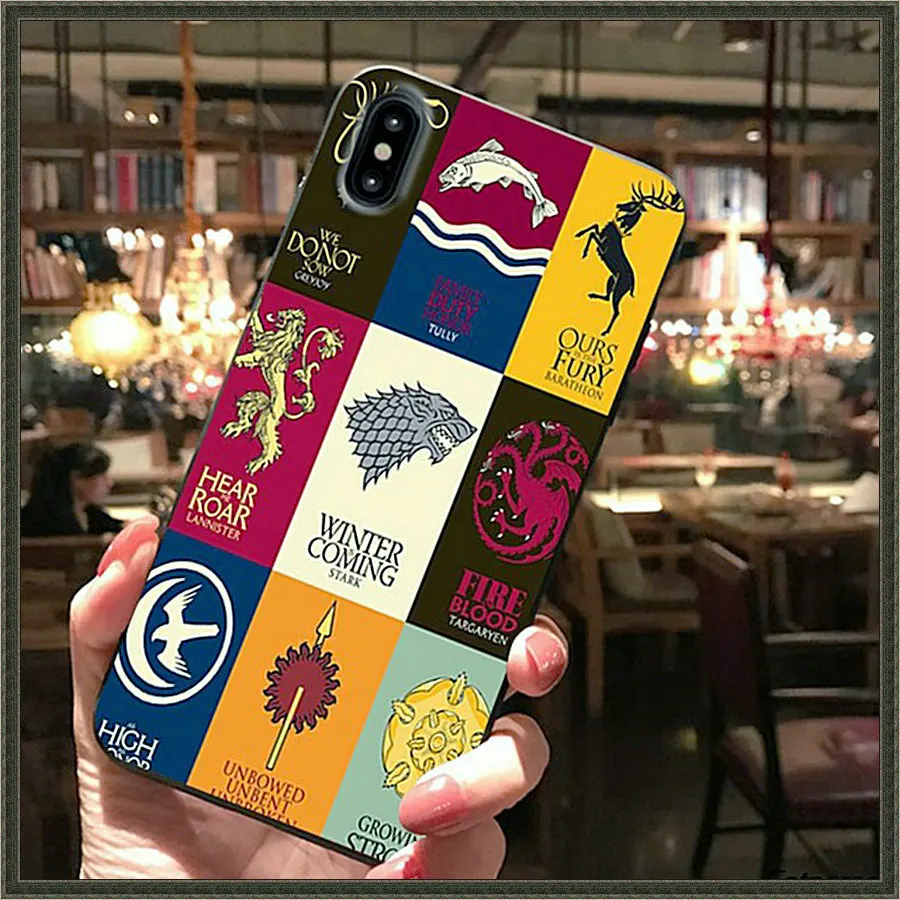 Персонализированный Чехол для samsung с изображением Игры престолов 8 Samsung s10 s9 s8 plus