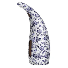 Автоматический диспенсер для мыла 300 мл, кухонный гаджет для ванной комнаты, АБС автоматический умный датчик, диспенсер для жидкого мыла, синий и белый фарфор