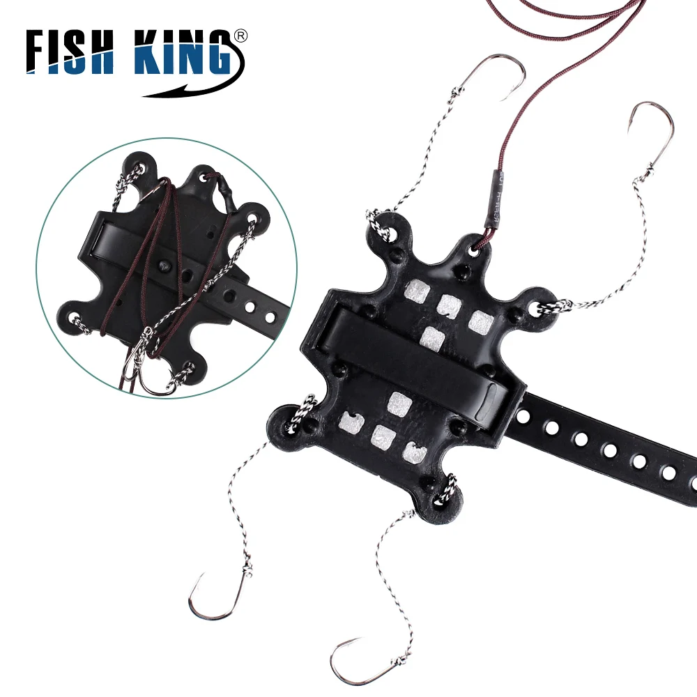 FISH KING 30-80g Leader Hair Rigs Carp Fishing Line With Hook Feeder Sinker  Metal Bait Cage Fishing Accessories - AliExpress