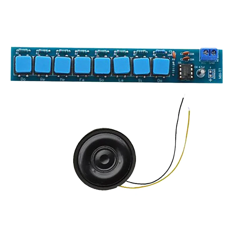 2PCS DIY Electronic Kit Set NE555 Piano Keyboard Eight Notes Production Parts Welding Practice | Компьютеры и офис