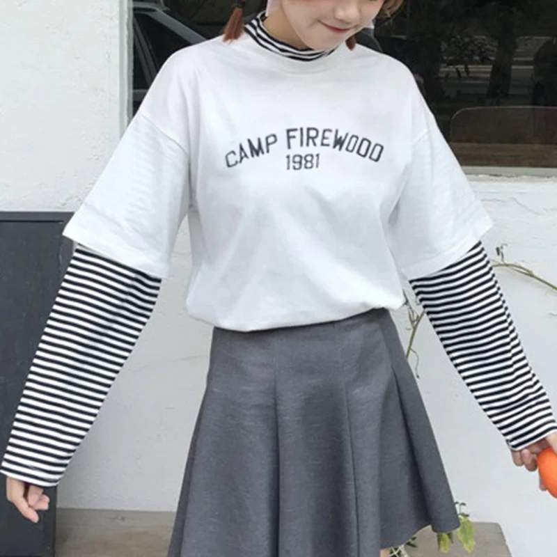 Emo striped long sleeve shirt Clearance