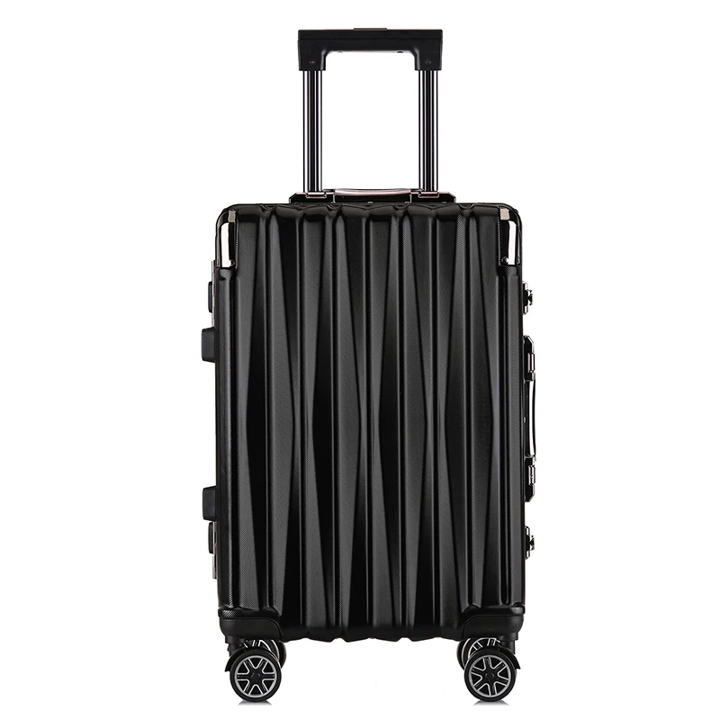 

New Best-selling Customs Lock Trolley Box Twill Shell Light Pressure Resistant Luggage Unisex Boarding Business Trolley Case