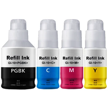 

5pack 2b+1c+1m+1y GI10 New arrival Bottled Ink For Canon PIXMA G5010 6010 GM2010