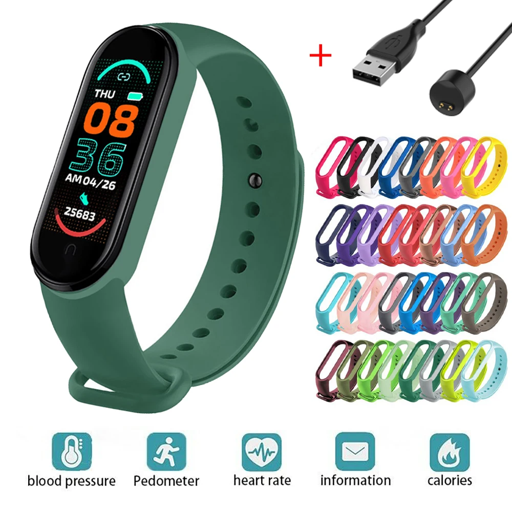 Sport Smart Bracelet Fitness Tracker Color Screen with Health Monitoring Music Remote Control Pedometer Watch for Men Women Kids |